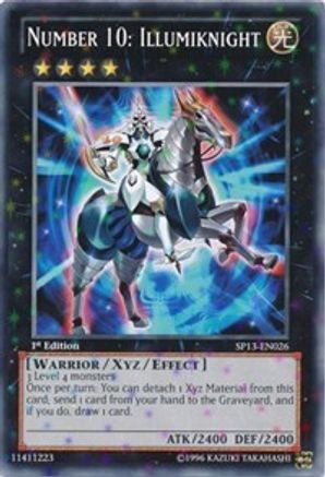 Image of Number 10: Illumiknight (Starfoil) (SP13-EN026) - Star Pack 2013 Unlimited