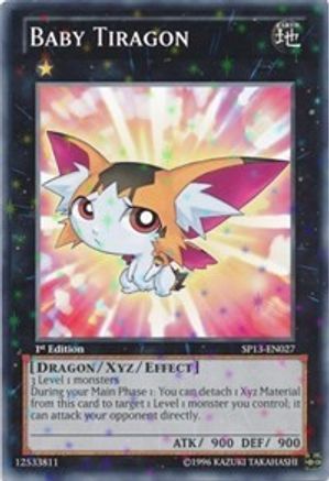 Image of Baby Tiragon (Starfoil) (SP13-EN027) - Star Pack 2013 Unlimited