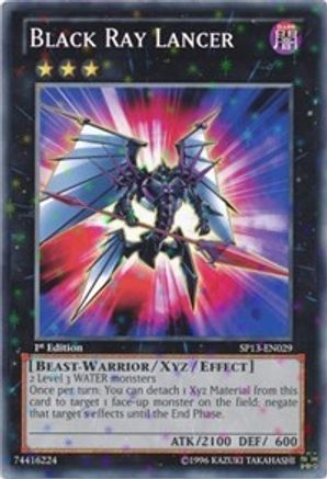 Image of Black Ray Lancer (Starfoil) (SP13-EN029) - Star Pack 2013 1st Edition