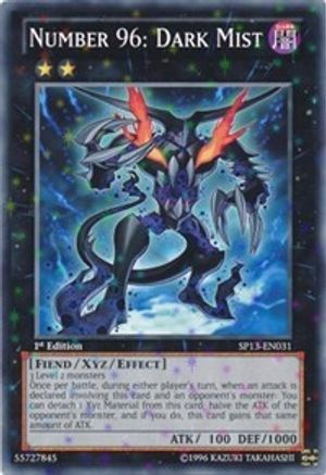 Image of Number 96: Dark Mist (Starfoil) (SP13-EN031) - Star Pack 2013 Unlimited