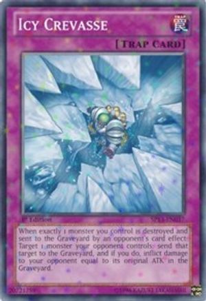 Image of Icy Crevasse (Starfoil) (SP13-EN037) - Star Pack 2013 1st Edition