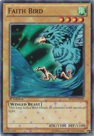 Image of Faith Bird (Starfoil) (SP13-EN039) - Star Pack 2013 1st Edition