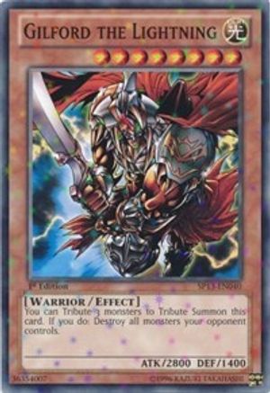 Image of Gilford the Lightning (Starfoil) (SP13-EN040) - Star Pack 2013 Unlimited