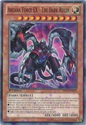 Image of Arcana Force EX - The Dark Ruler (Starfoil) (SP13-EN043) - Star Pack 2013 1st Edition