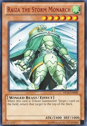 Image of Raiza the Storm Monarch (Red) (DL14-EN008) - Duelist League Promo Unlimited