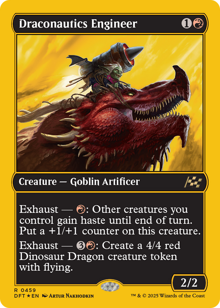 Image of Draconautics Engineer (First-Place Foil) (DFT-459) - Aetherdrift Foil