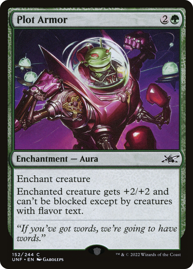Image of Plot Armor (UNF-152) - Unfinity Foil