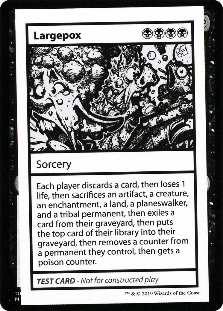 Image of Largepox (No PW Symbol) (CMB1-) - Mystery Booster Playtest Cards 2021