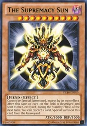 Image of The Supremacy Sun (Green) (DL16-EN010) - Duelist League Promo Unlimited