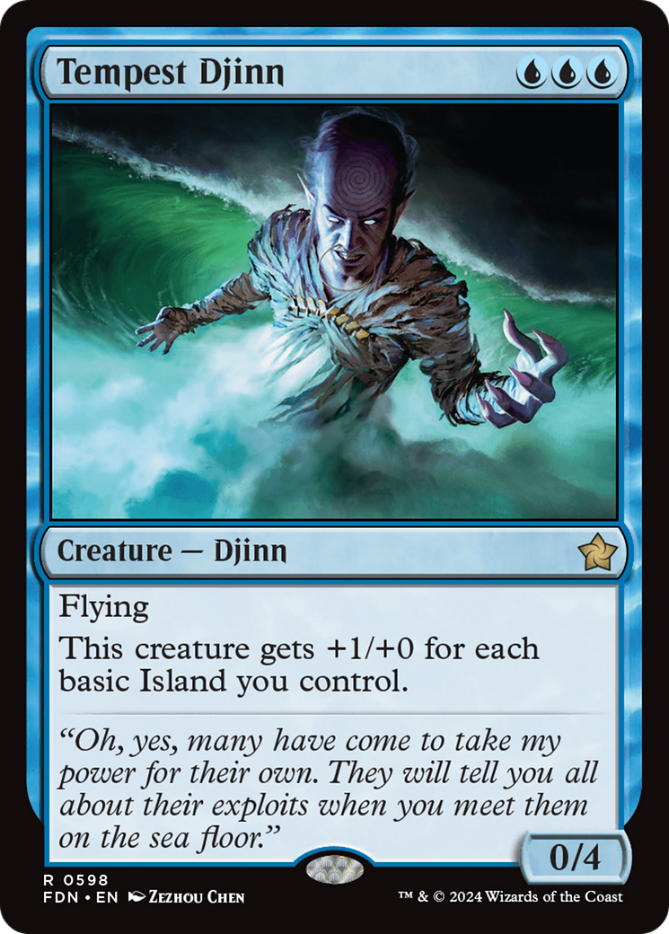 Image of Tempest Djinn (FDN-598) - Foundations