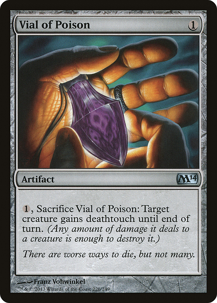 Image of Vial of Poison (M14-226) - Magic 2014 Foil
