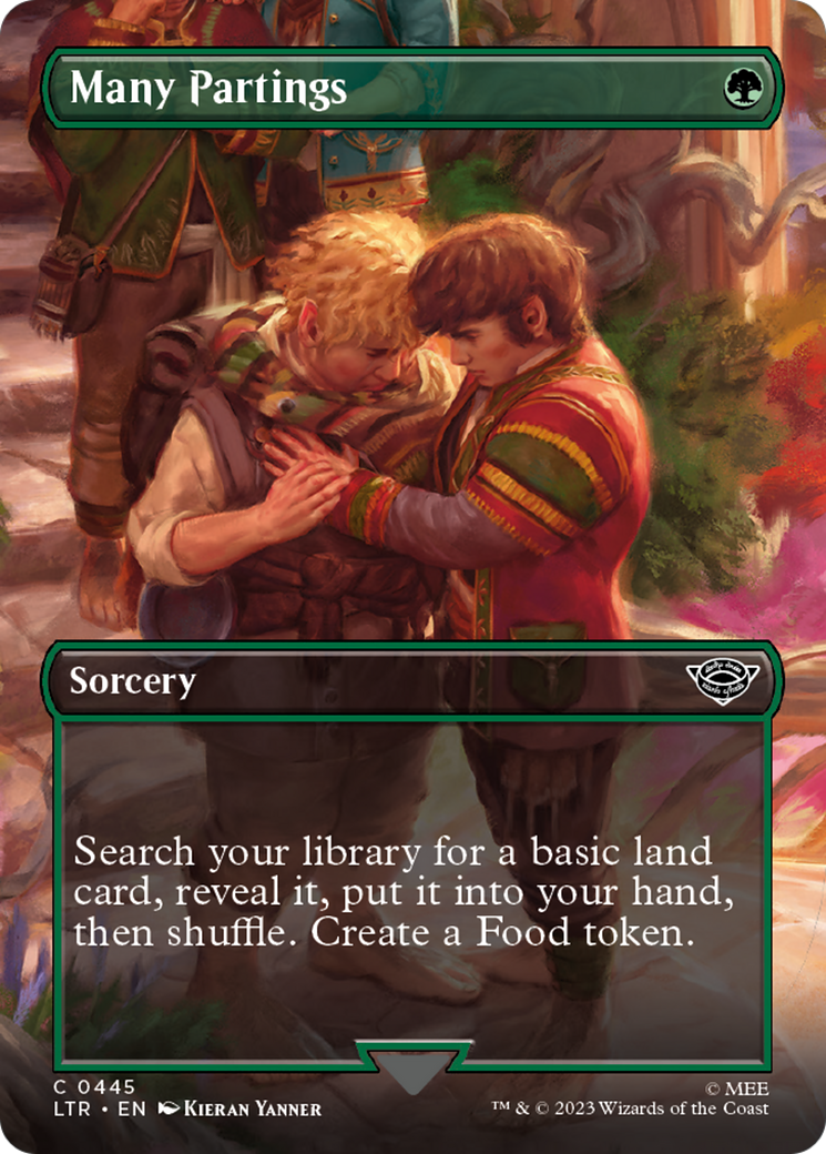 Image of Many Partings (Borderless) (LTR-445) - The Lord of the Rings: Tales of Middle-earth (Borderless) Foil
