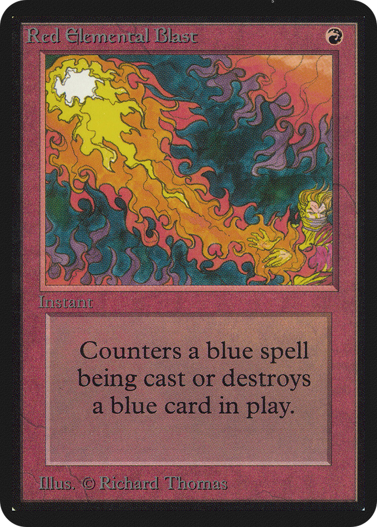 Image of Red Elemental Blast (LEA-) - Limited Edition Alpha