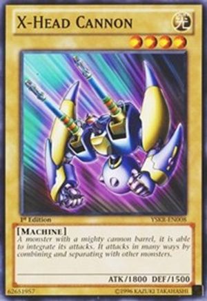 Image of X-Head Cannon (YSKR-EN008) - Starter Deck: Kaiba Reloaded 1st Edition
