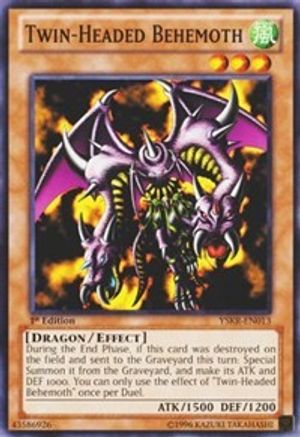 Image of Twin-Headed Behemoth (YSKR-EN013) - Starter Deck: Kaiba Reloaded 1st Edition
