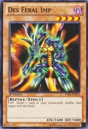 Image of Des Feral Imp (YSKR-EN015) - Starter Deck: Kaiba Reloaded Unlimited