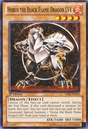 Image of Horus the Black Flame Dragon LV4 (YSKR-EN019) - Starter Deck: Kaiba Reloaded Unlimited