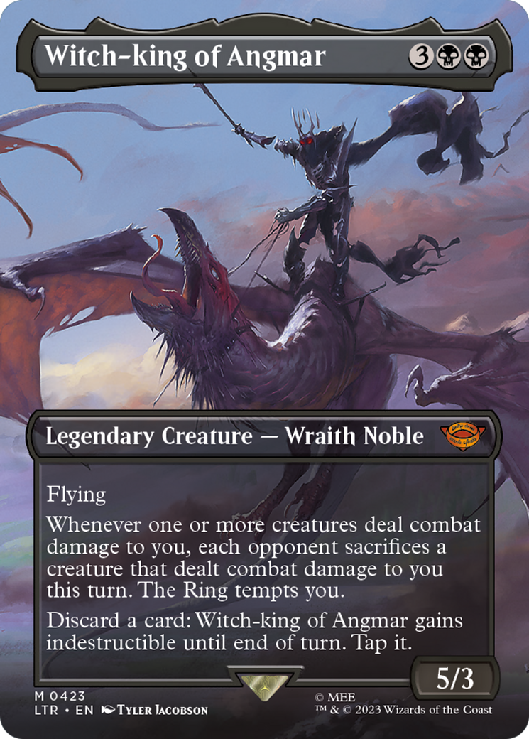 Image of Witch-king of Angmar (Borderless) (LTR-423) - The Lord of the Rings: Tales of Middle-earth (Borderless)