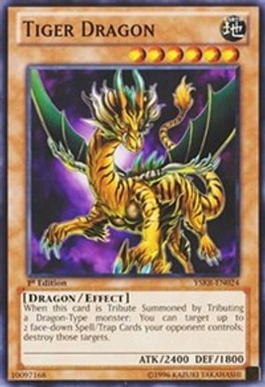 Image of Tiger Dragon (YSKR-EN024) - Starter Deck: Kaiba Reloaded Unlimited