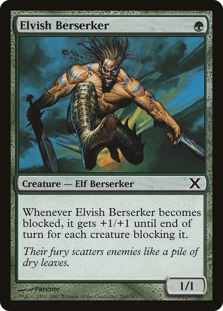 Image of Elvish Berserker (10E-260) - Tenth Edition