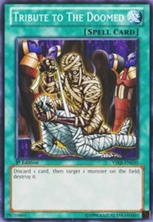 Image of Tribute to the Doomed (YSKR-EN030) - Starter Deck: Kaiba Reloaded Unlimited