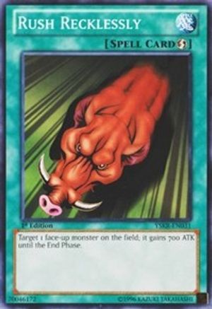 Image of Rush Recklessly (YSKR-EN031) - Starter Deck: Kaiba Reloaded 1st Edition
