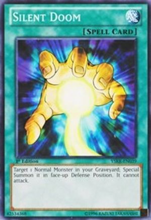 Image of Silent Doom (YSKR-EN039) - Starter Deck: Kaiba Reloaded 1st Edition