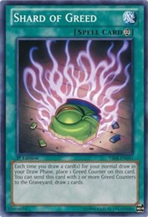 Image of Shard of Greed (YSKR-EN041) - Starter Deck: Kaiba Reloaded 1st Edition