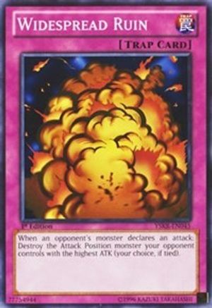 Image of Widespread Ruin (YSKR-EN045) - Starter Deck: Kaiba Reloaded 1st Edition