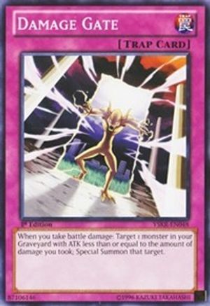 Image of Damage Gate (YSKR-EN048) - Starter Deck: Kaiba Reloaded Unlimited