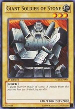 Image of Giant Soldier of Stone (YSYR-EN003) - Starter Deck: Yugi Reloaded 1st Edition