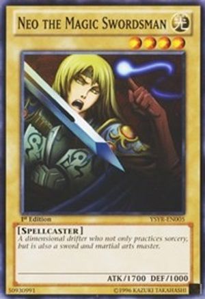 Image of Neo the Magic Swordsman (YSYR-EN005) - Starter Deck: Yugi Reloaded 1st Edition