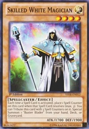 Image of Skilled White Magician (YSYR-EN012) - Starter Deck: Yugi Reloaded 1st Edition