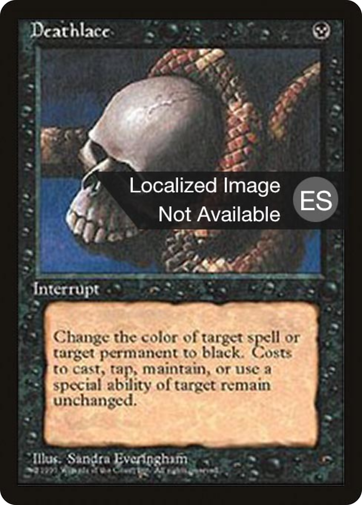 Image of Deathlace (4BB-) - Fourth Edition Foreign Black Border