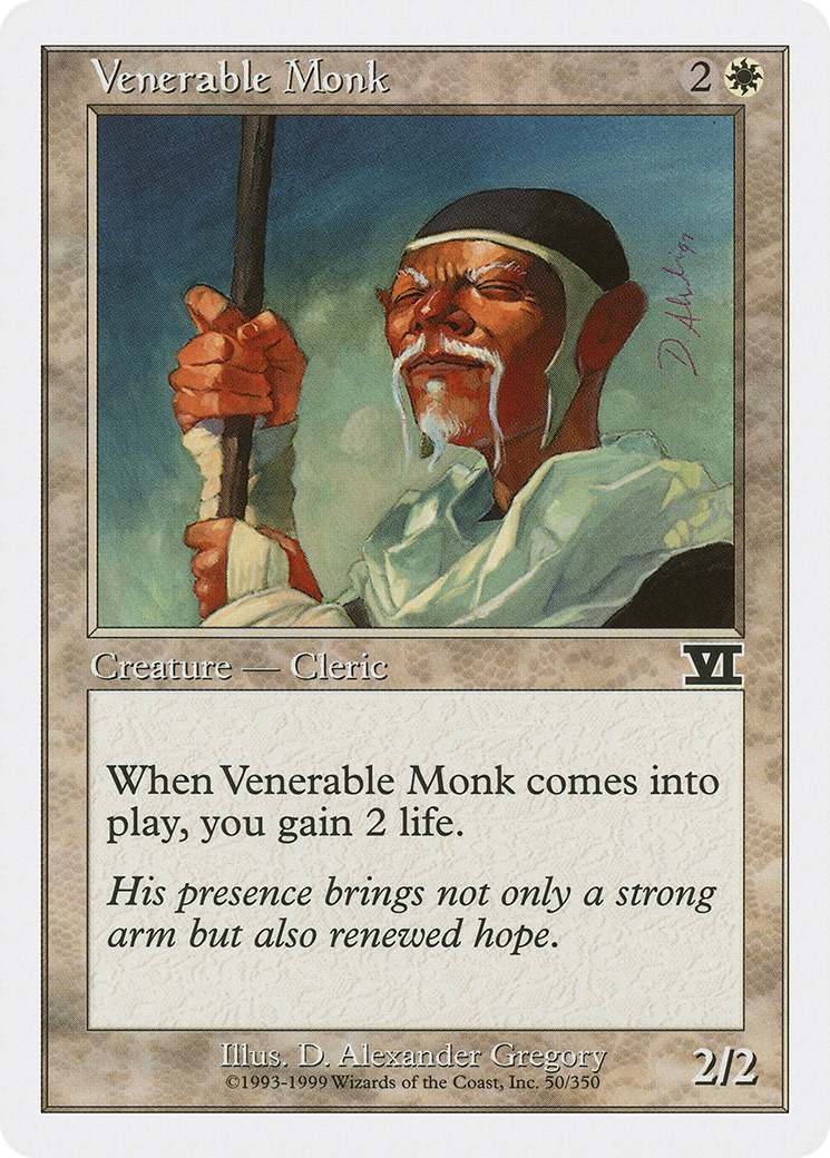 Image of Venerable Monk (6ED-050) - Classic Sixth Edition