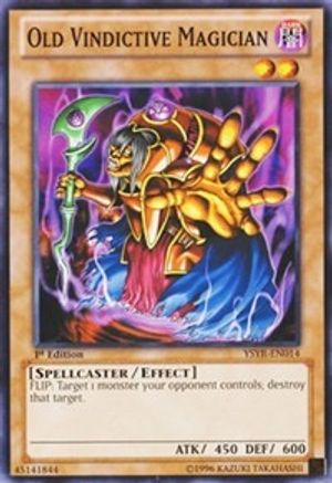 Image of Old Vindictive Magician (YSYR-EN014) - Starter Deck: Yugi Reloaded 1st Edition