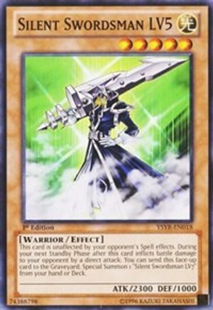 Image of Silent Swordsman LV5 (YSYR-EN018) - Starter Deck: Yugi Reloaded 1st Edition