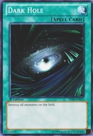 Image of Dark Hole (YSYR-EN025) - Starter Deck: Yugi Reloaded 1st Edition