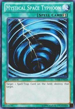 Image of Mystical Space Typhoon (YSYR-EN028) - Starter Deck: Yugi Reloaded 1st Edition