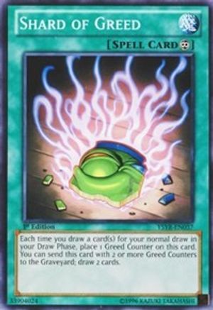 Image of Shard of Greed (YSYR-EN037) - Starter Deck: Yugi Reloaded 1st Edition
