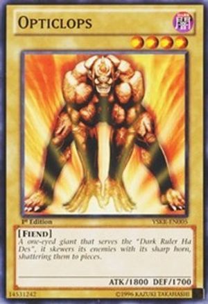 Image of Opticlops (YSKR-EN005) - Starter Deck: Kaiba Reloaded Unlimited