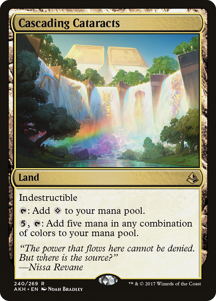 Image of Cascading Cataracts (AKH-240) - Amonkhet Foil