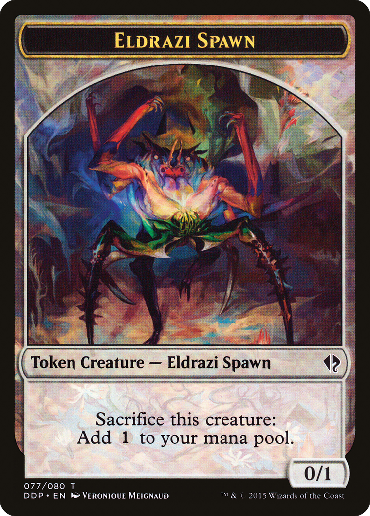 Image of Eldrazi Spawn Token (077) (DDP-077) - Duel Decks: Zendikar vs. Eldrazi
