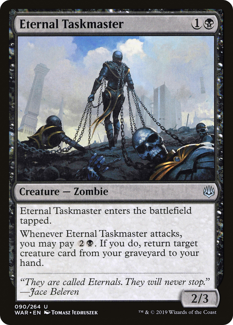 Image of Eternal Taskmaster (WAR-090) - War of the Spark Foil