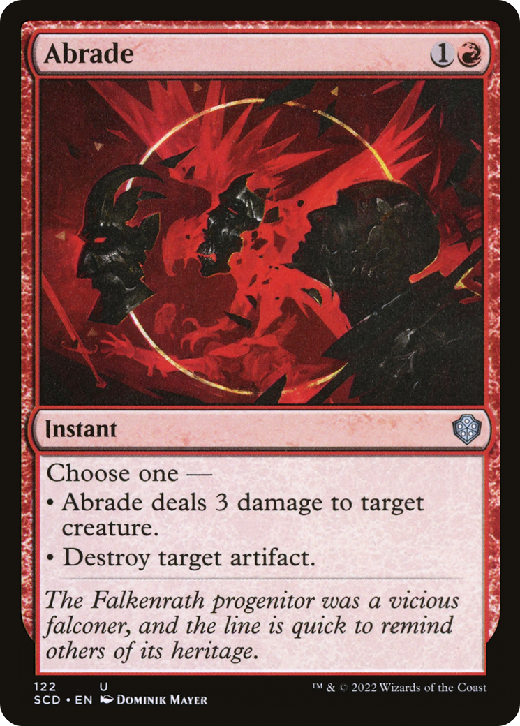 Image of Abrade (SCD-122) - Starter Commander Decks