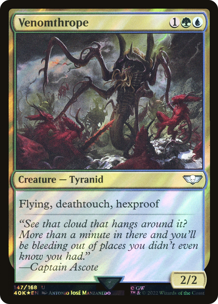 Image of Venomthrope (Surge Foil) (40K-147) - Warhammer 40,000 Commander Foil
