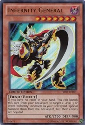 Image of Infernity General (YF03-EN001) - Yu-Gi-Oh! 5D's Manga Promotional Cards Limited