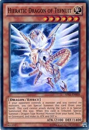 Image of Hieratic Dragon of Tefnuit (AP01-EN008) - Astral Pack 1 Unlimited