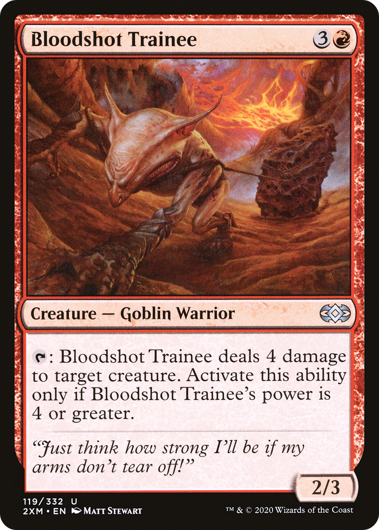 Image of Bloodshot Trainee (2XM-119) - Double Masters Foil