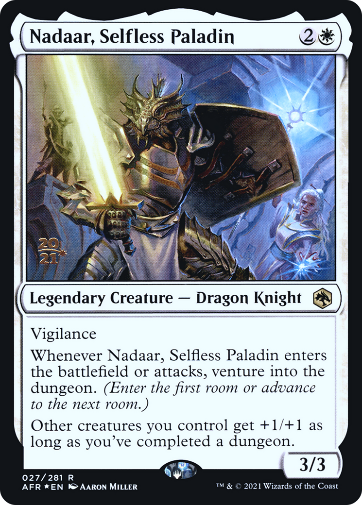 Image of Nadaar, Selfless Paladin (PRE-27S) - Adventures in the Forgotten Realms Promos Foil